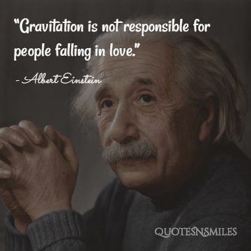 Albert Einstein Picture Quote Love