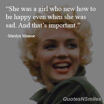 Marilyn Monroe Be Happy Picture Quote