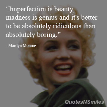 Marilyn Monroe Beauty Love Picture Quote