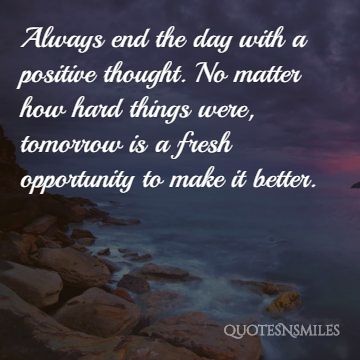 positive thought picture quote