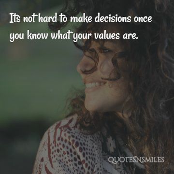 What your values are picture quote