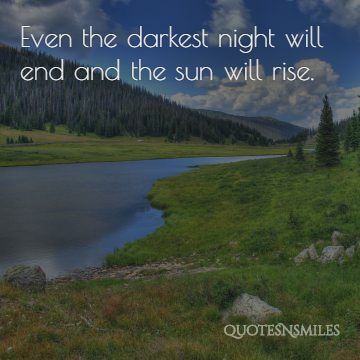 Sun will rise happy quote - picture quote