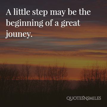 a little step travel picture quote