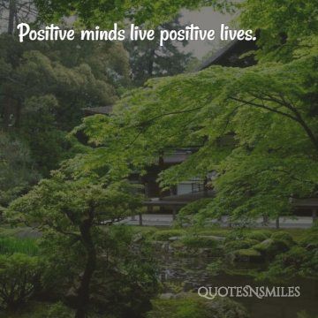 positive minds - picture quote