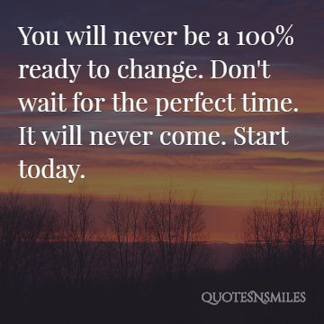start today change picture quote