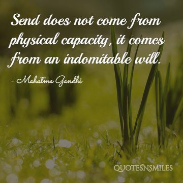 strength gandhi picture quote