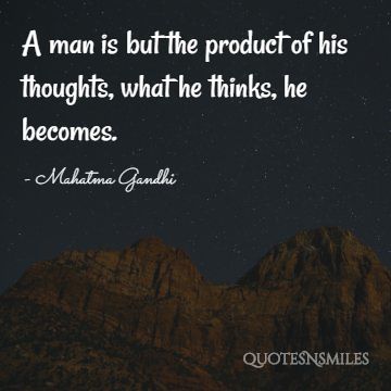 what you think you become gandhi picture quotes
