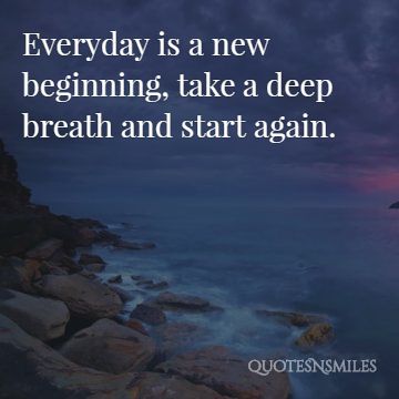 Start again new beginning picture quote