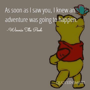 adventure was going to happen winie the pooh