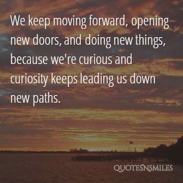 down new paths new beginning picture quote