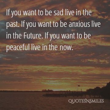 live in the now picture quote