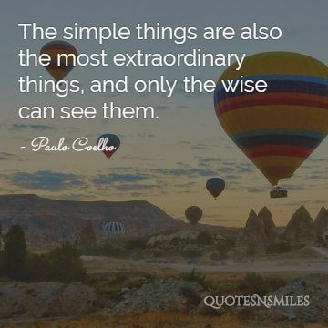 Simple-things Paulo Coelho Picture Quote
