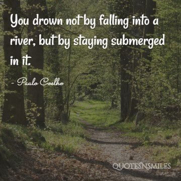 Drown Paulo Coelho Picture Quote