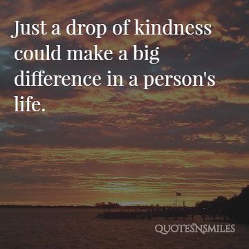 a drop of kindness picture quotes