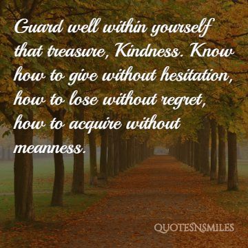 treasure kindness kindness picture quotes