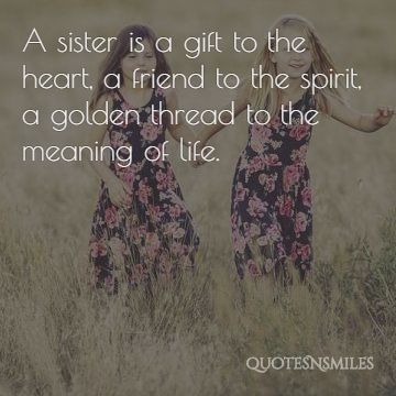 3. sister quote