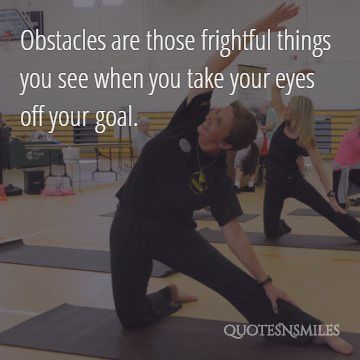 dont take your eye of the goal health picture quote