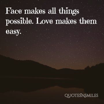 love makes them easy love picture quote