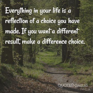 reflection life picture quote
