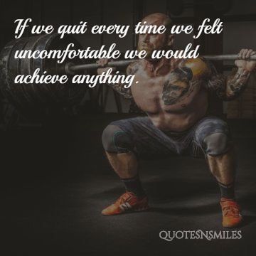 we would never achieve anything health picture quote