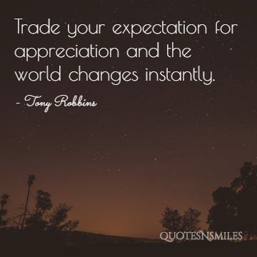 appreciation Tony Robbins Picture Quote