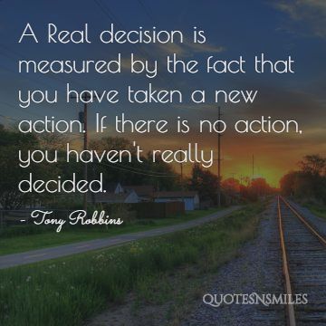 if theres no action Tony Robbins Picture Quote