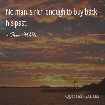 no man is rich enough Oscar Wilde Picture Quote