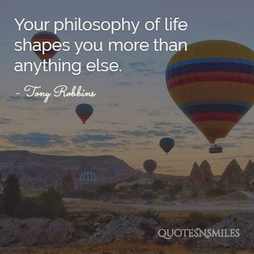 philosophy Tony Robbins Picture Quote