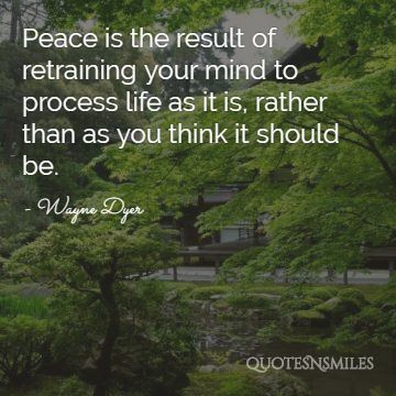 retraining your mind Wayne Dyer Picture Quote