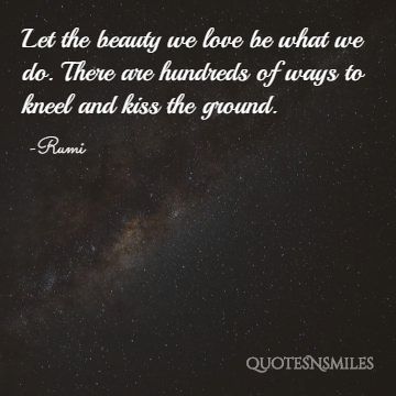 Rumi Picture Quote