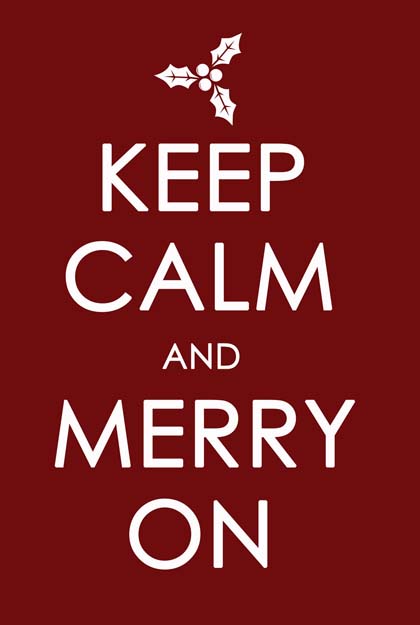 keep calm and merry on