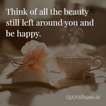 think if all the beauty in the now picture quote