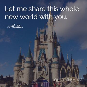 whole new world disney picture quote
