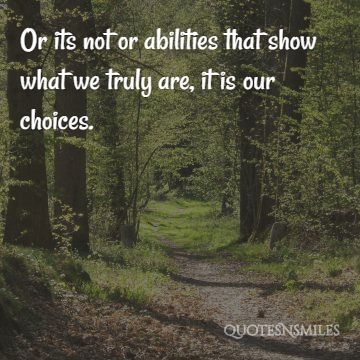 our choices harry potter picture quote