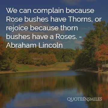 complain president quote