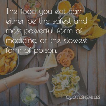 medicine or not food picture quote