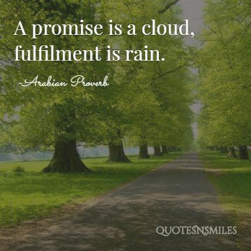 a promise is a cloud Action picture quotes