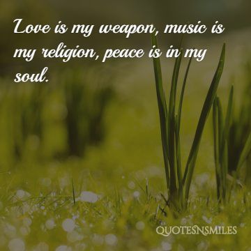 love music and peace