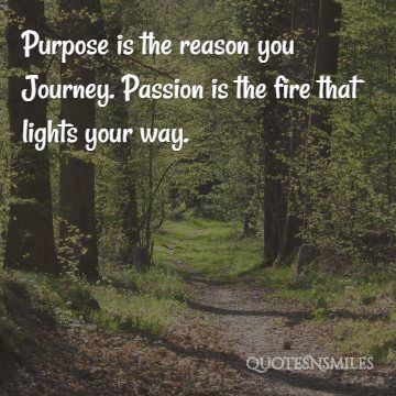 purpose and passion