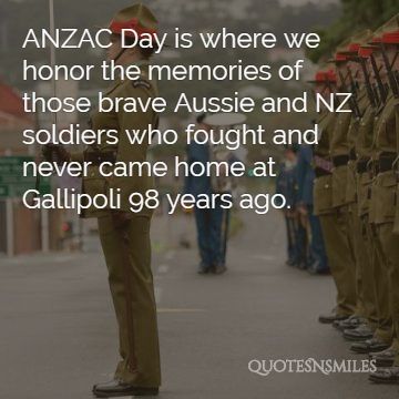 98 years ago anzac day quote