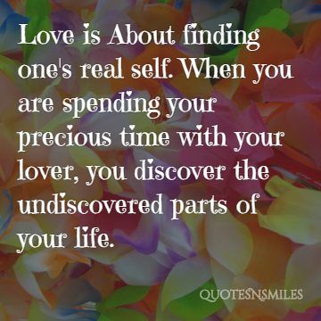 finding ones real self - cute love quotes