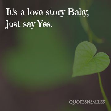 its a love story - cute love quotes
