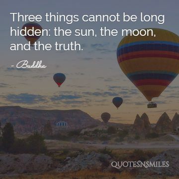 three things buddha picture quote