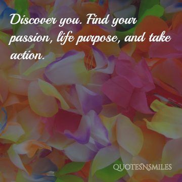 discover you, findyour passion pictire quote