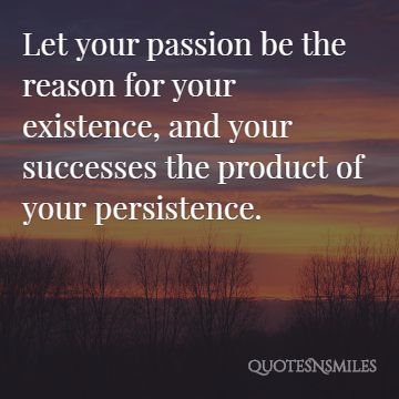 let youe passion be the reason picture quote