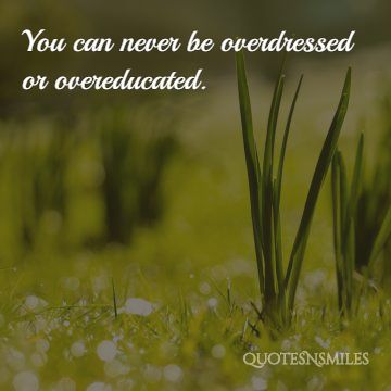 overdressed or undereducated stay at home picture quotes